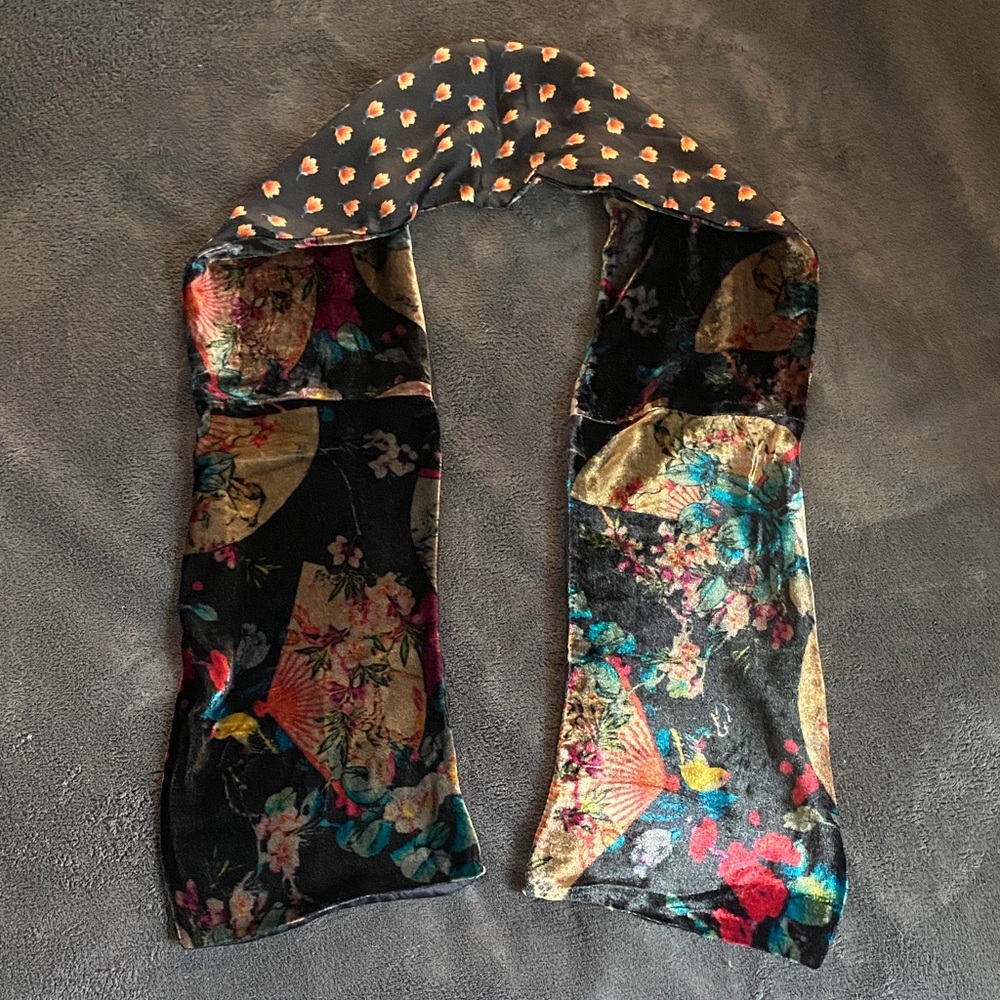 JOHNNY WAS scarf (professionally made from the leftover fabric off my jacket)